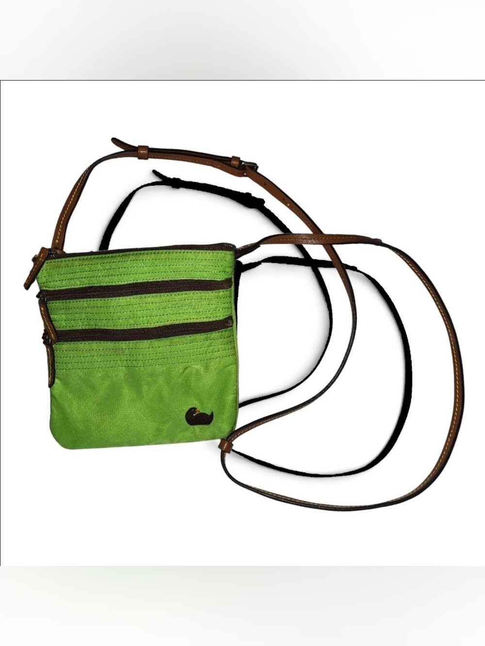 Dooney & Bourke Nylon North South Triple Zip Crossbody Bag